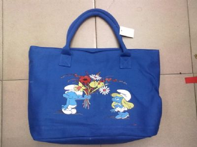 smurfs anime handbag