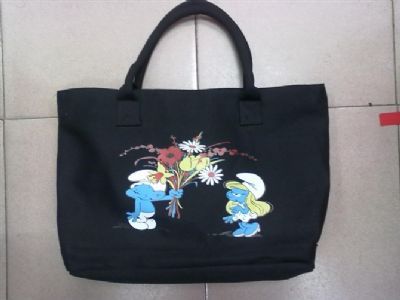 smurfs anime handbag