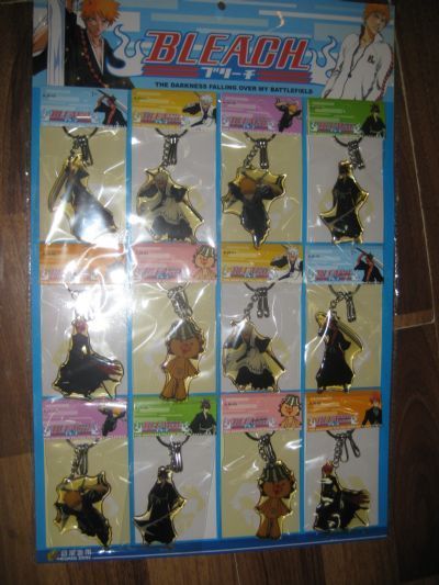 bleach anime keychain set