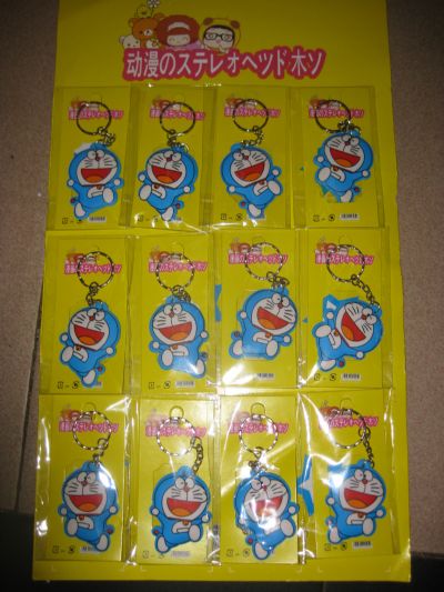 doraemon anime keychain set