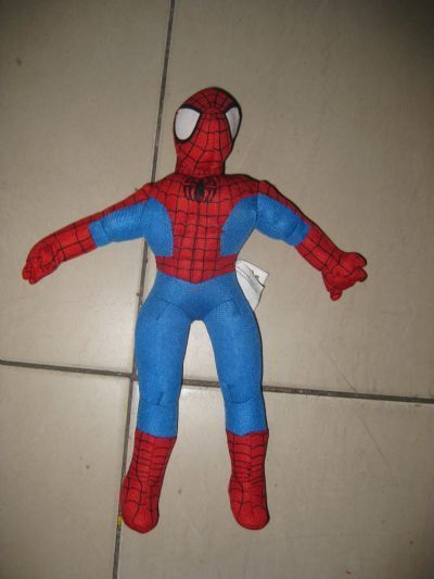 spiderman anime plush doll