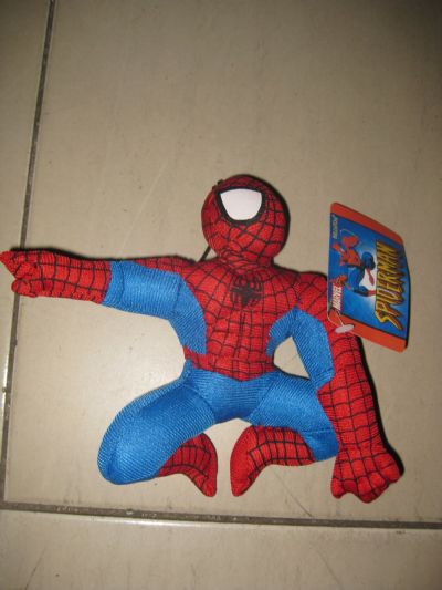 spiderman anime plush doll