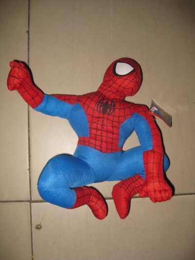 spiderman anime plush doll