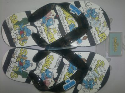 smurfs anime slipper