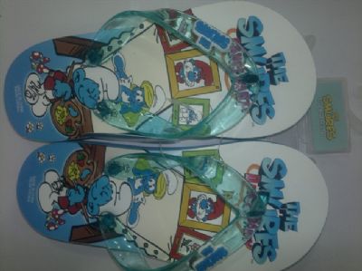 smurfs anime slipper