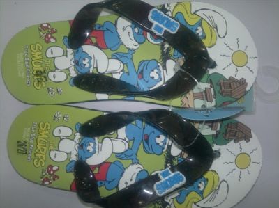 smurfs anime slipper