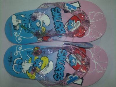 smurfs anime slipper