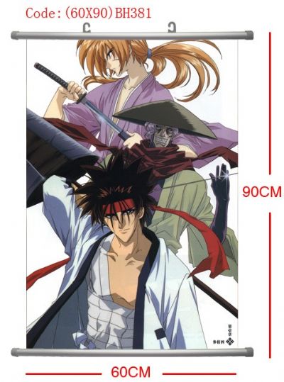 kenshin anime wallscroll