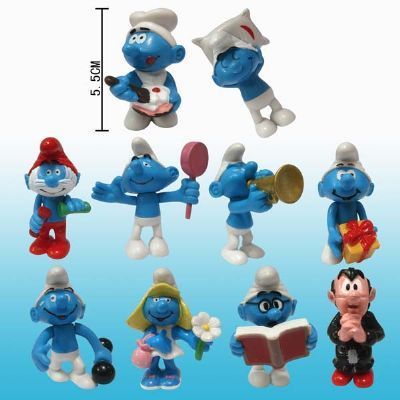 smurfs anime figure