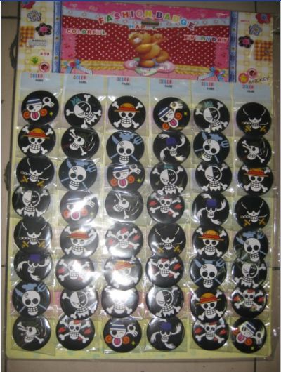 one piece anime brooch