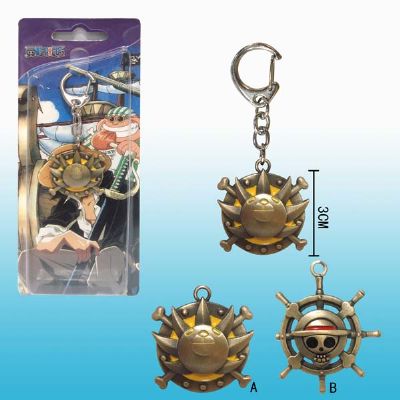 one piece anime keychain