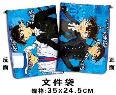 detective conan anime file bag