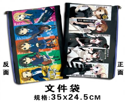 k-on! anime file bag