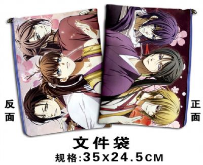 hakuoki anime file bag