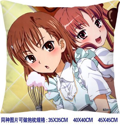 mikoto misaka anime cushion