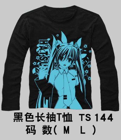 miku.hatsune anime long t-shirt