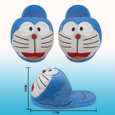 doraemon anime plush slipper