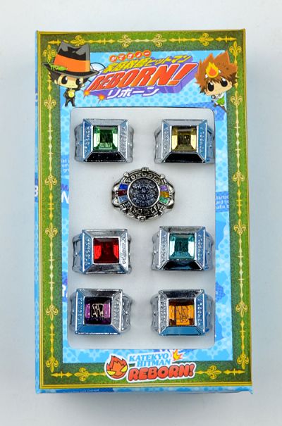 Hitman Reborn anime ring set