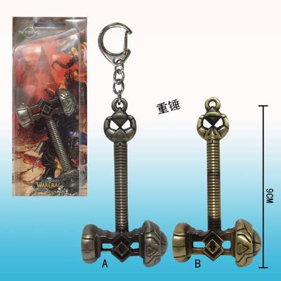 world of warcraft anime keychain