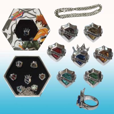 Hitman Reborn anime ring set