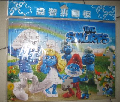 smurfs anime jigsaw