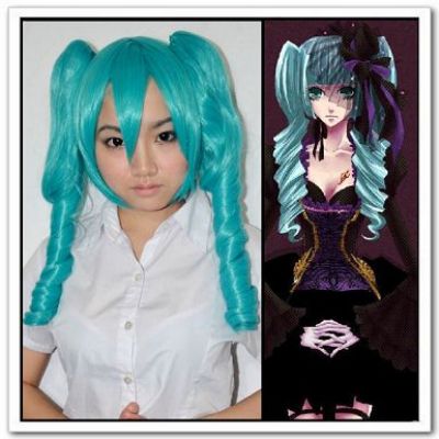 miku.hatsune anime hair cosplay