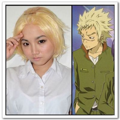 Hitman Reborn anime hair cosplay