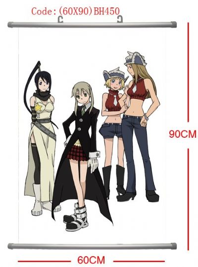 soul eater anime wallscroll