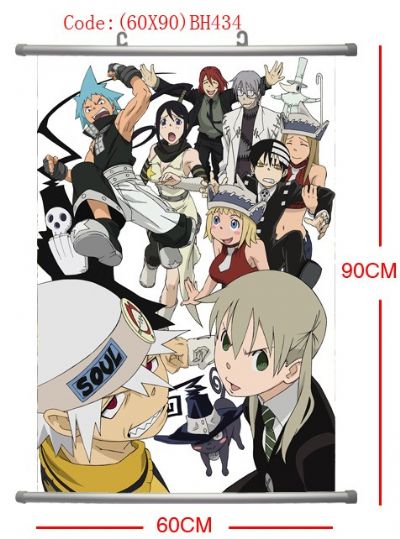 soul eater anime wallscroll