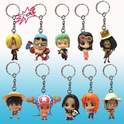 one piece anime keychain