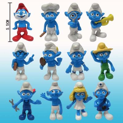 smurfs anime figure