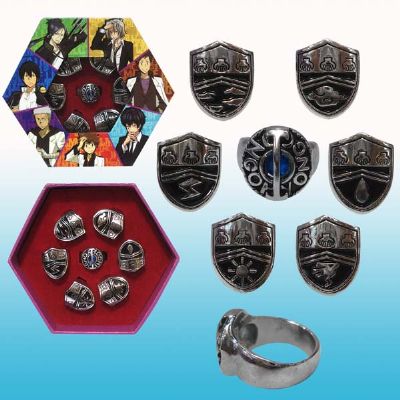 Hitman Reborn anime ring set