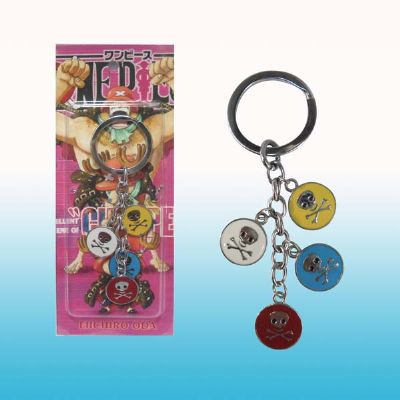 one piece anime keychain