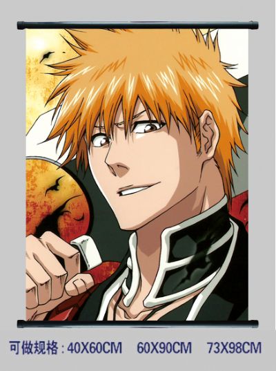 bleach anime wallscroll