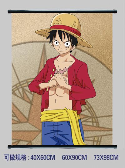 One Piece anime wallscroll