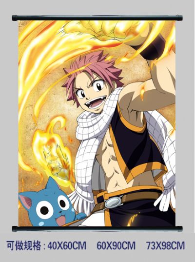 fairy tail anime wallscroll