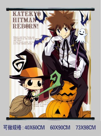 Hitman Reborn anime wallscroll