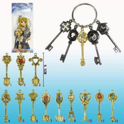 fairy tail anime keychain
