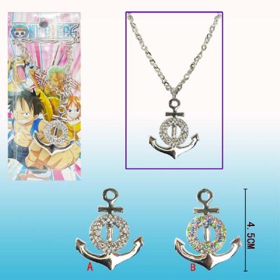 one piece anime necklace