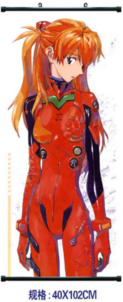 eva anime wallscroll