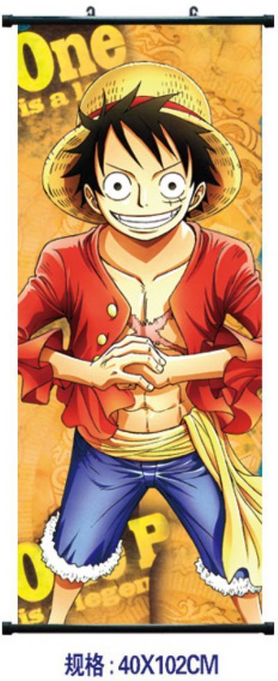 One Piece anime wallscroll