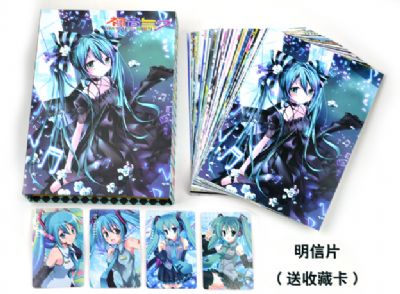 miku.hatsune anime postcards