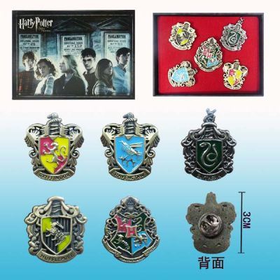 harry potter anime brooch set