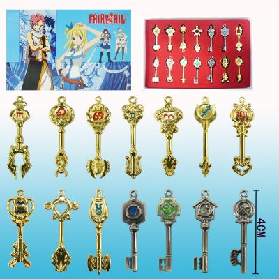 fairy tail anime key set