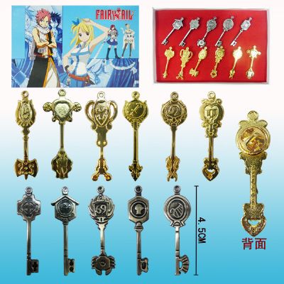 fairy tail anime brooch set