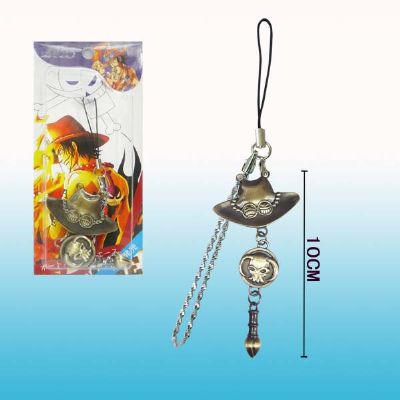 one piece anime ace phonestrap