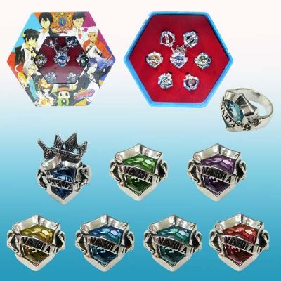 Hitman Reborn anime ring set