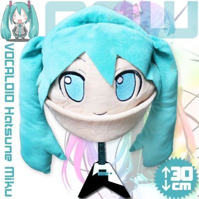 miku.hatsune anime plush cap