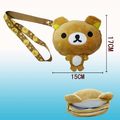 rilakkuma anime wallet phonestrap