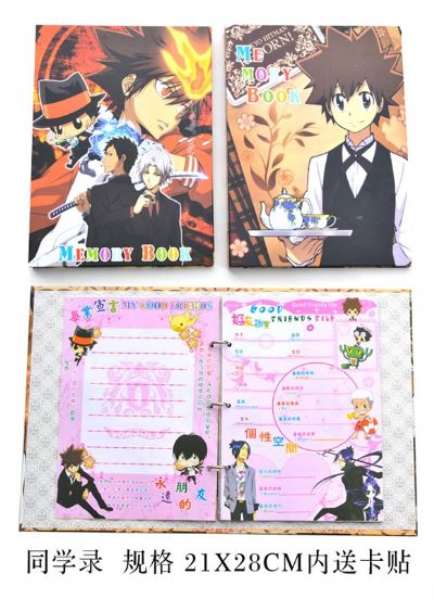 Hitman Reborn anime classmate book